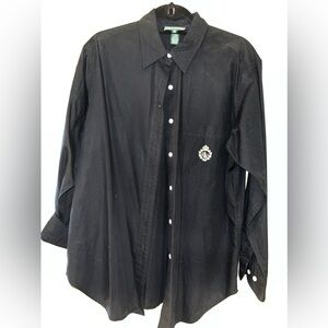 Black Ralph Lauren Button Down